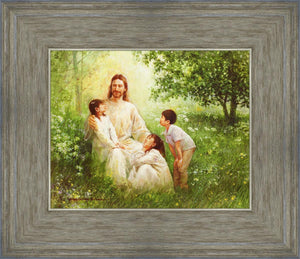 Christ with Asian Children