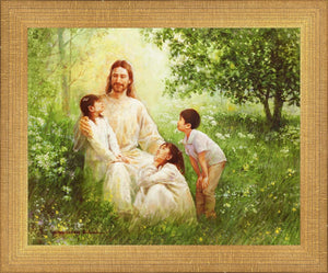 Christ with Asian Children