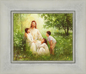 Christ with Asian Children