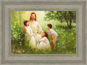 Christ with Asian Children