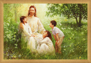 Christ with Asian Children