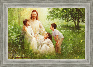 Christ with Asian Children