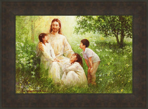 Christ with Asian Children