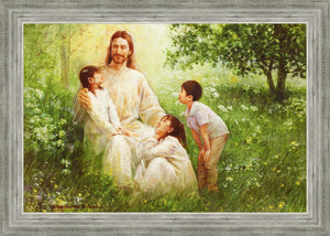 Christ with Asian Children