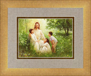 Christ with Asian Children