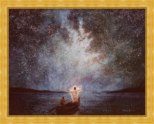 Calm and Stars Large Wall Art